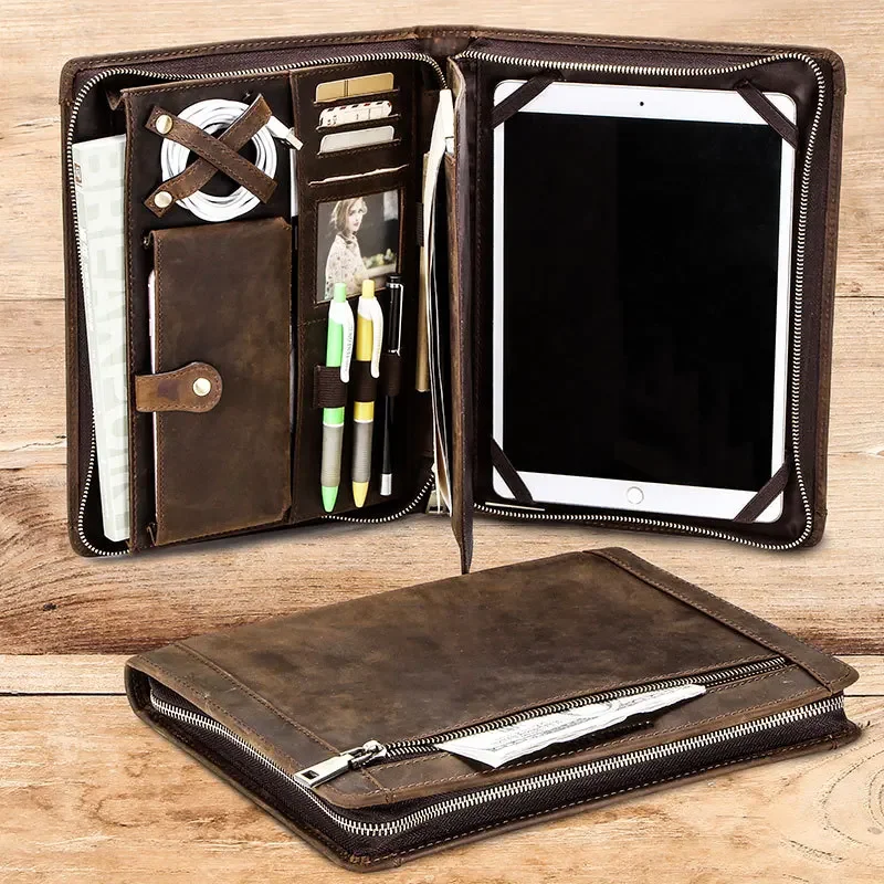 Tablet Tech Accessories - Кожаная сумка-органайзер для планшета iPad с