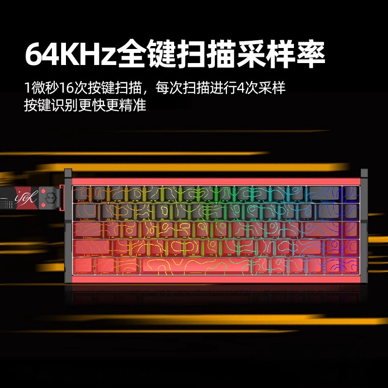 Tablet Accessories Gifts - Новая механическая клавиатура IROK MG68 PLUS