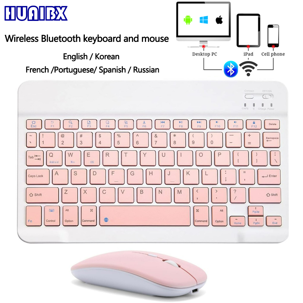 Doogee Tablet Accessories - 10-дюймовая беспроводная мини-клавиатура Bluetooth для iPad,