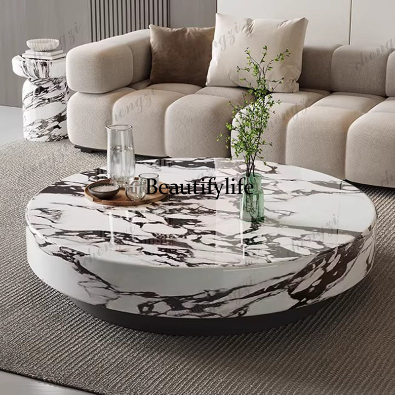Unique Table Accessories - Эстетичный современный круглый журнальный столик, аксессуары