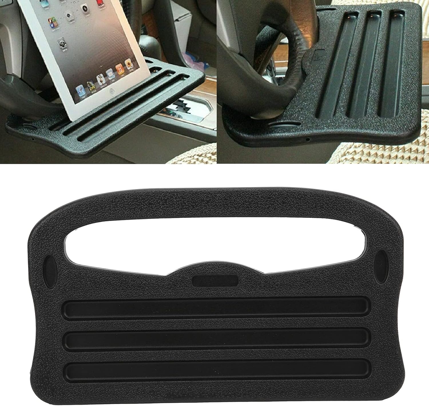 Tablet Accessories - Подставка-органайзер 2-в-1 для руля автомобиля: аксессуар