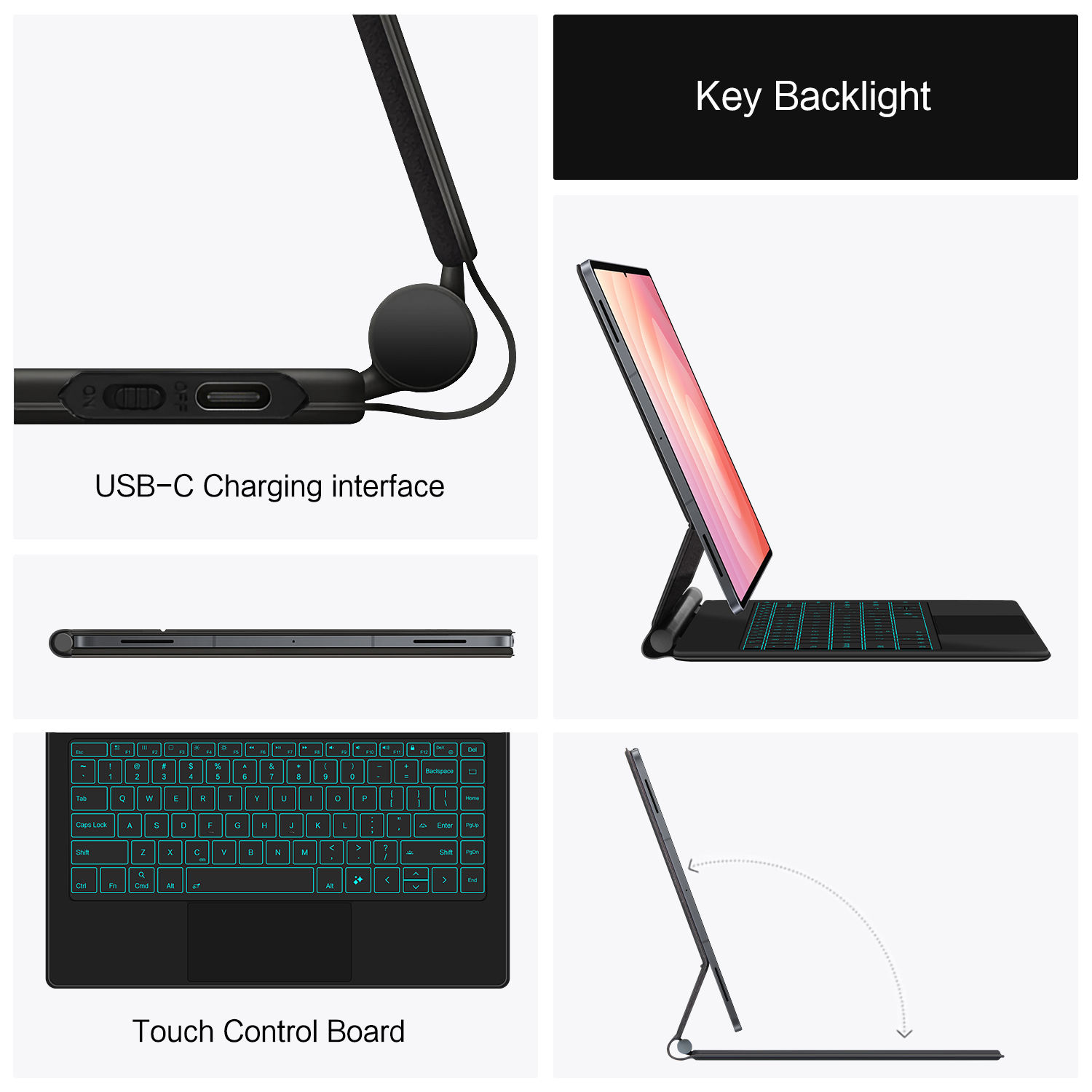 Чехол с волшебной клавиатурой  – обзор и цена Samsung Tablet Keyboard Accessories