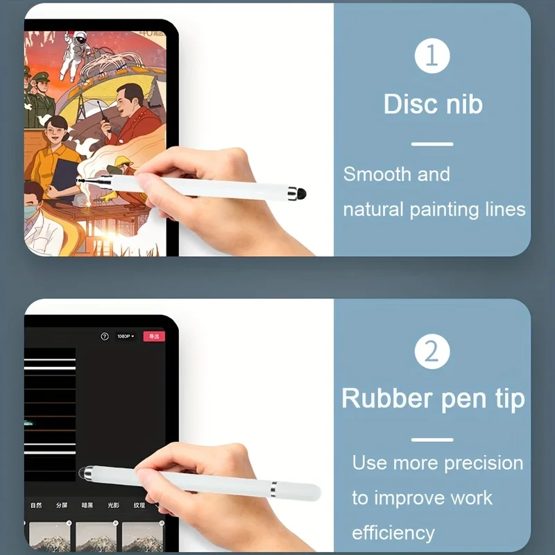 Стилус 2 в 1, универсальный пл – обзор и цена Drawing Tablet Pen Accessories